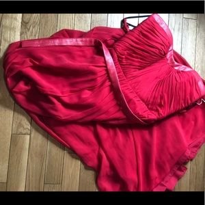 Red Bridesmaid Dress